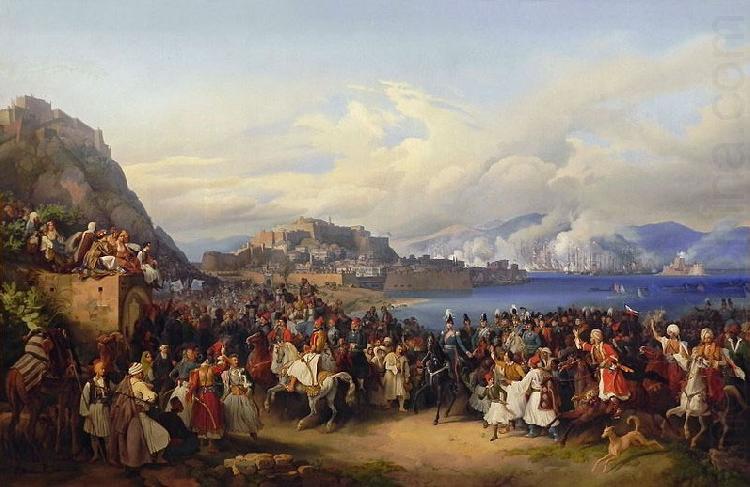 Peter von Hess The Entry of King Othon of Greece into Nauplia china oil painting image